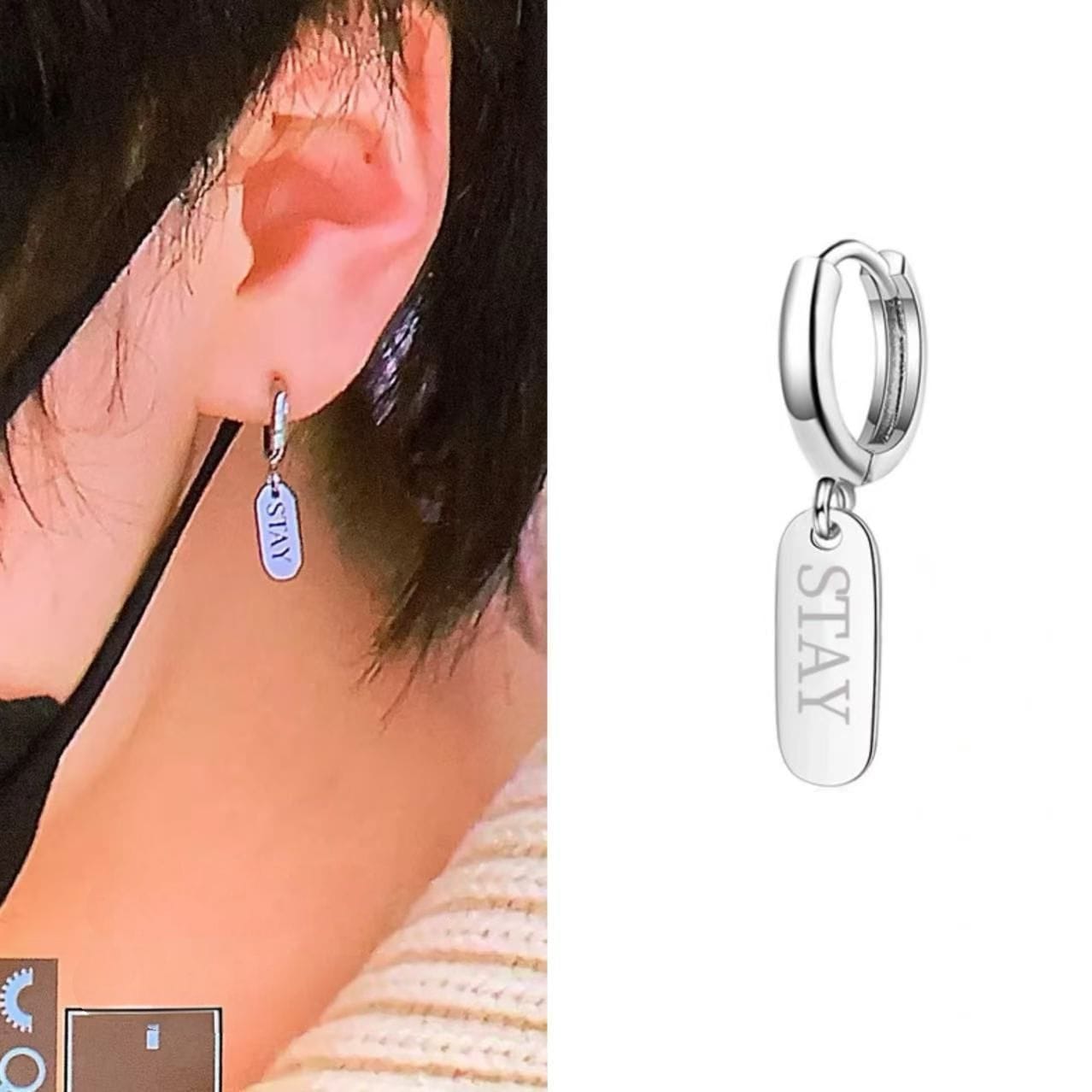STRAY KIDS I.N.&STAY EARRINGS (pair)