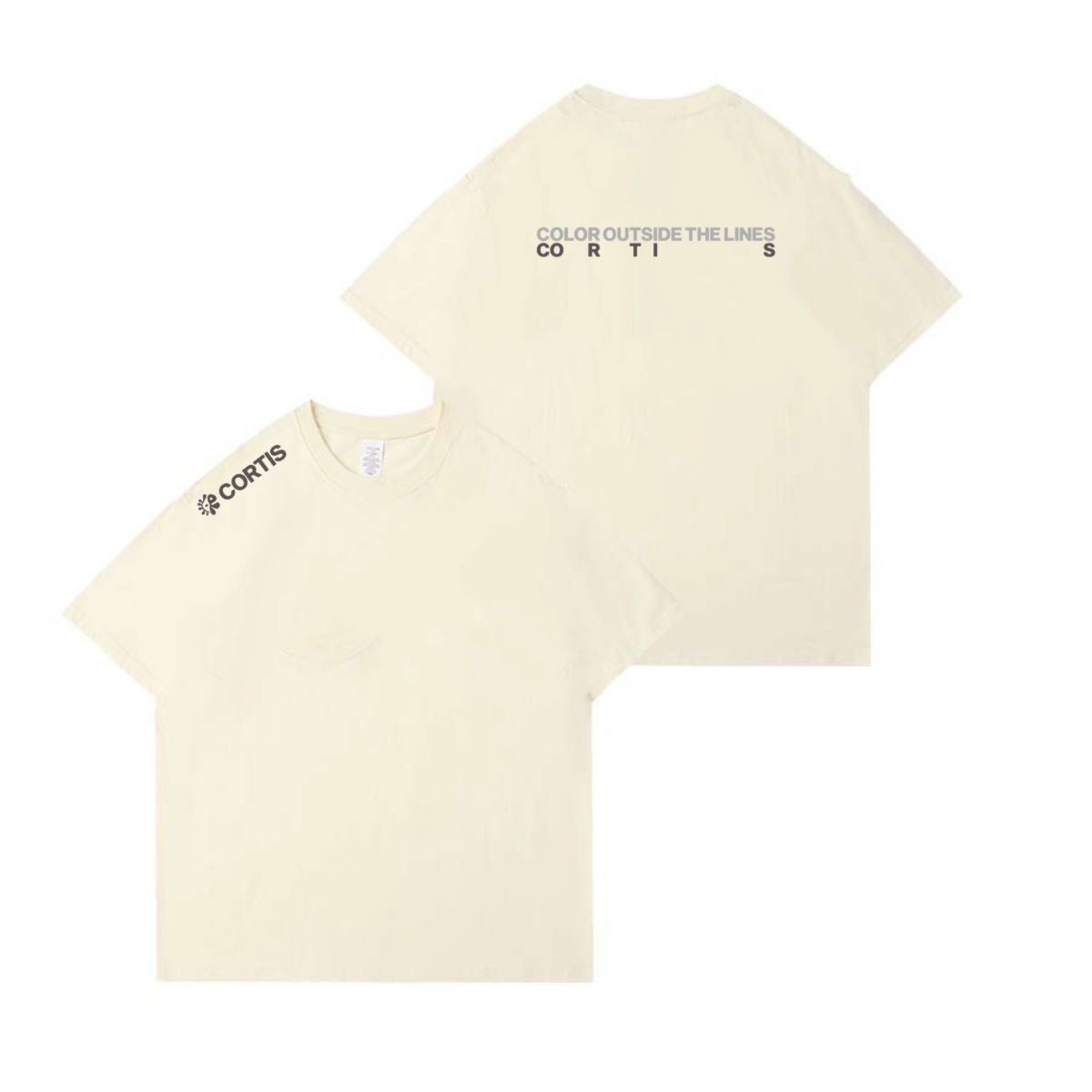CORTIS T-SHIRT 100% COTON