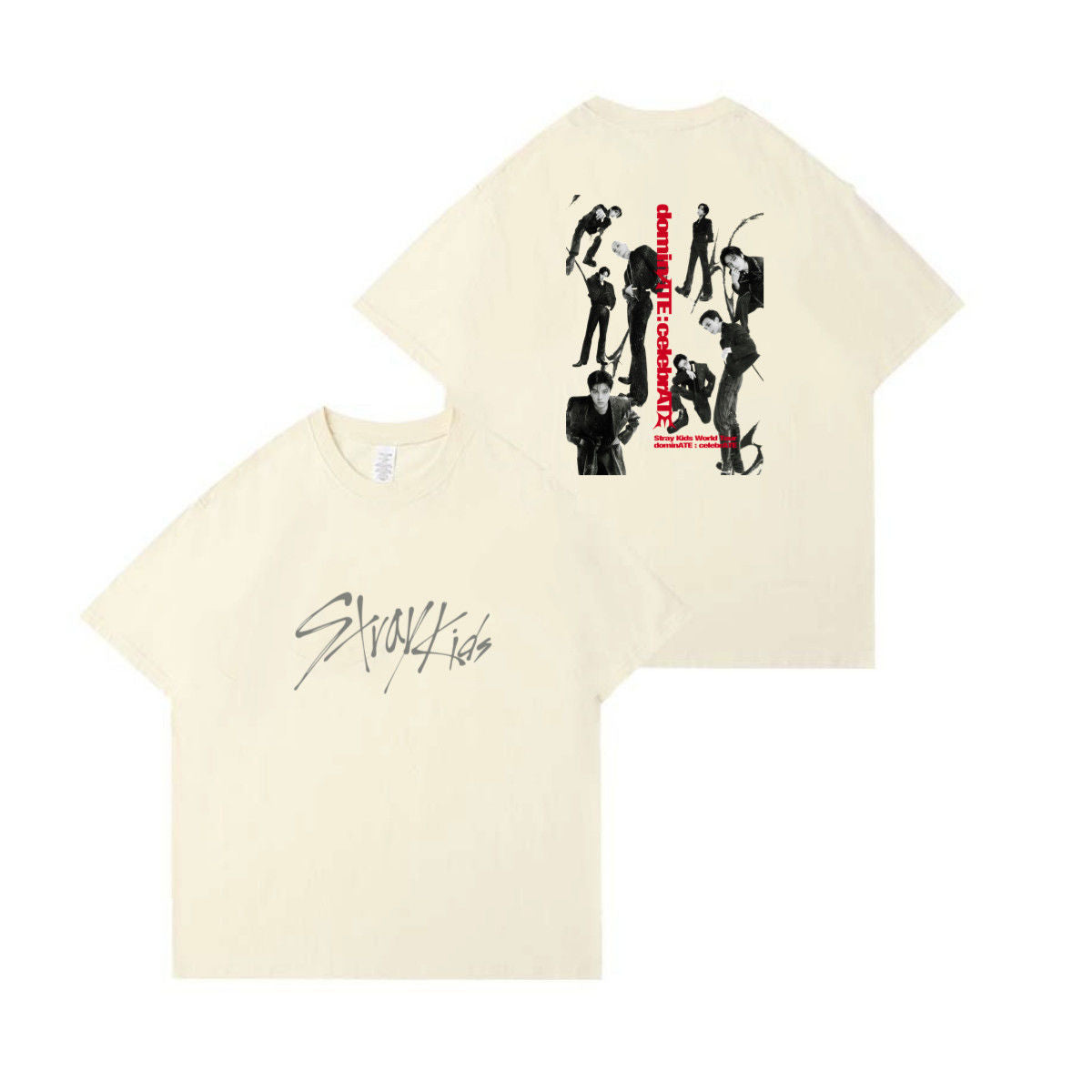 STRAY KIDS DOMINENT : T-SHIRTS 100 % COTON CÉLÉBREZ