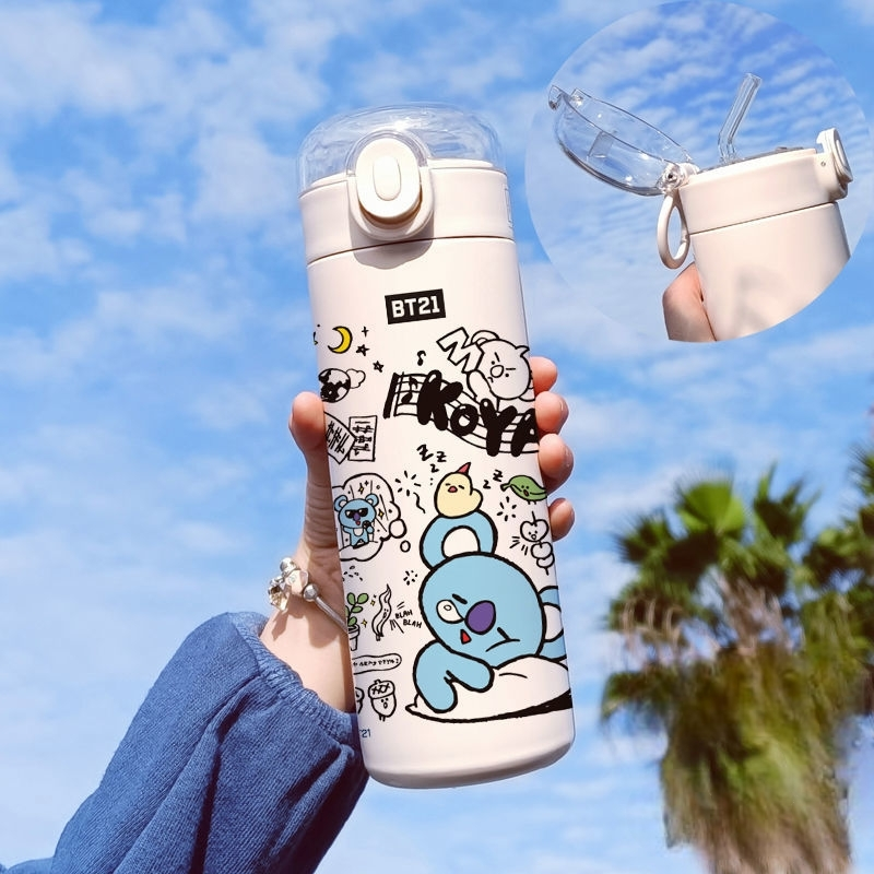 BT21 STAINLESS STEEL THERMAL BOTTLES 420 ML