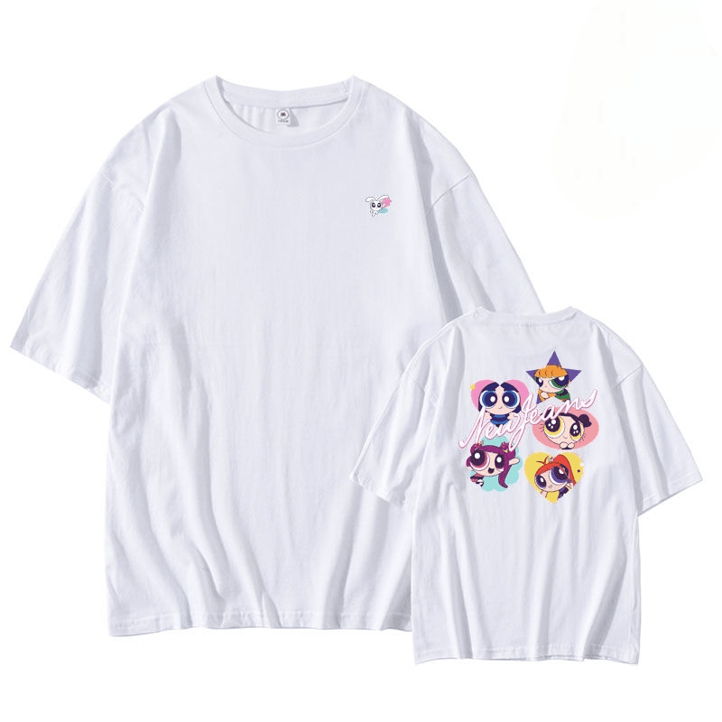 T-SHIRT NEWJEANS GET UP 100 % COTON (divers coloris)
