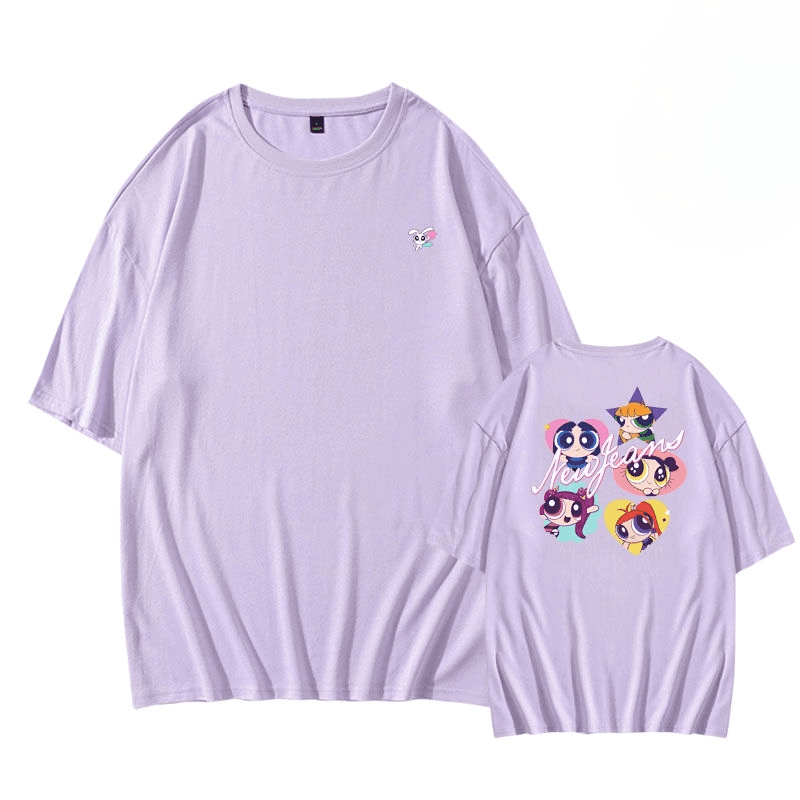 T-SHIRT NEWJEANS GET UP 100 % COTON (divers coloris)