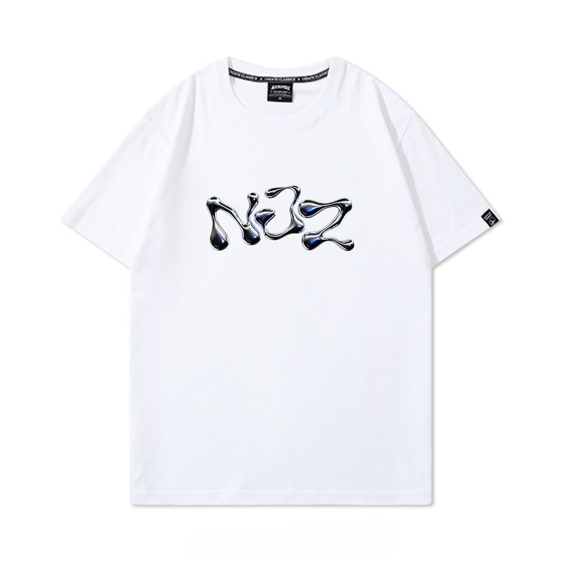 T-SHIRT NJZ (NEWJEANS) 100 % COTON (disponible en 4 couleurs)