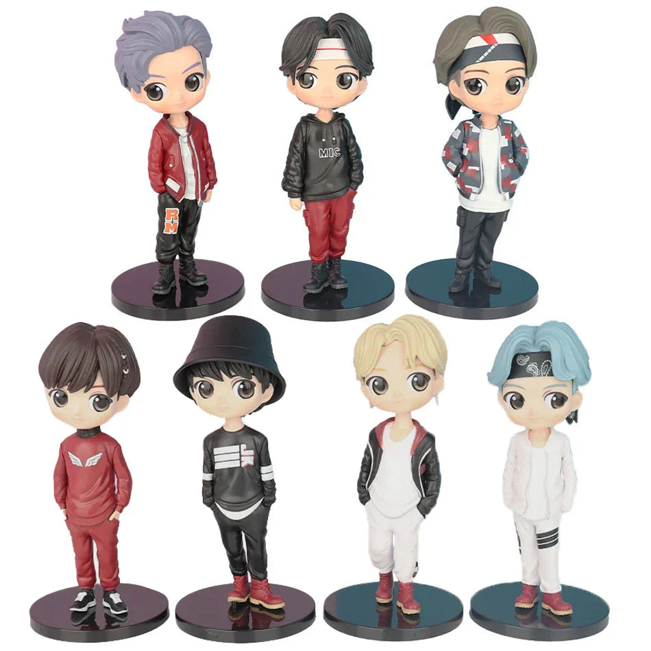 BTS TINY TAN MIC DROP 7 PCS