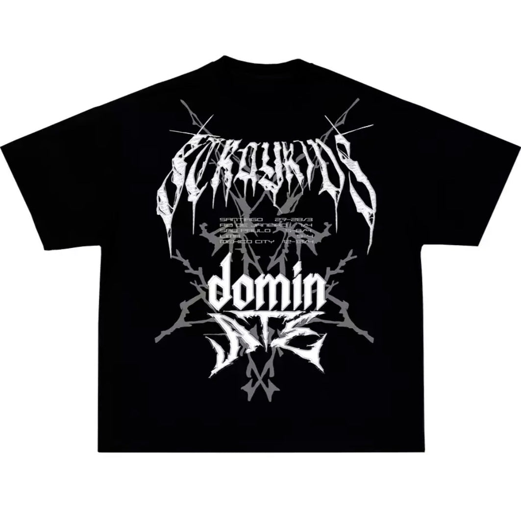 STRAY KIDS MERCH DOMINATE TOUR T-SHIRT 100% COTTON