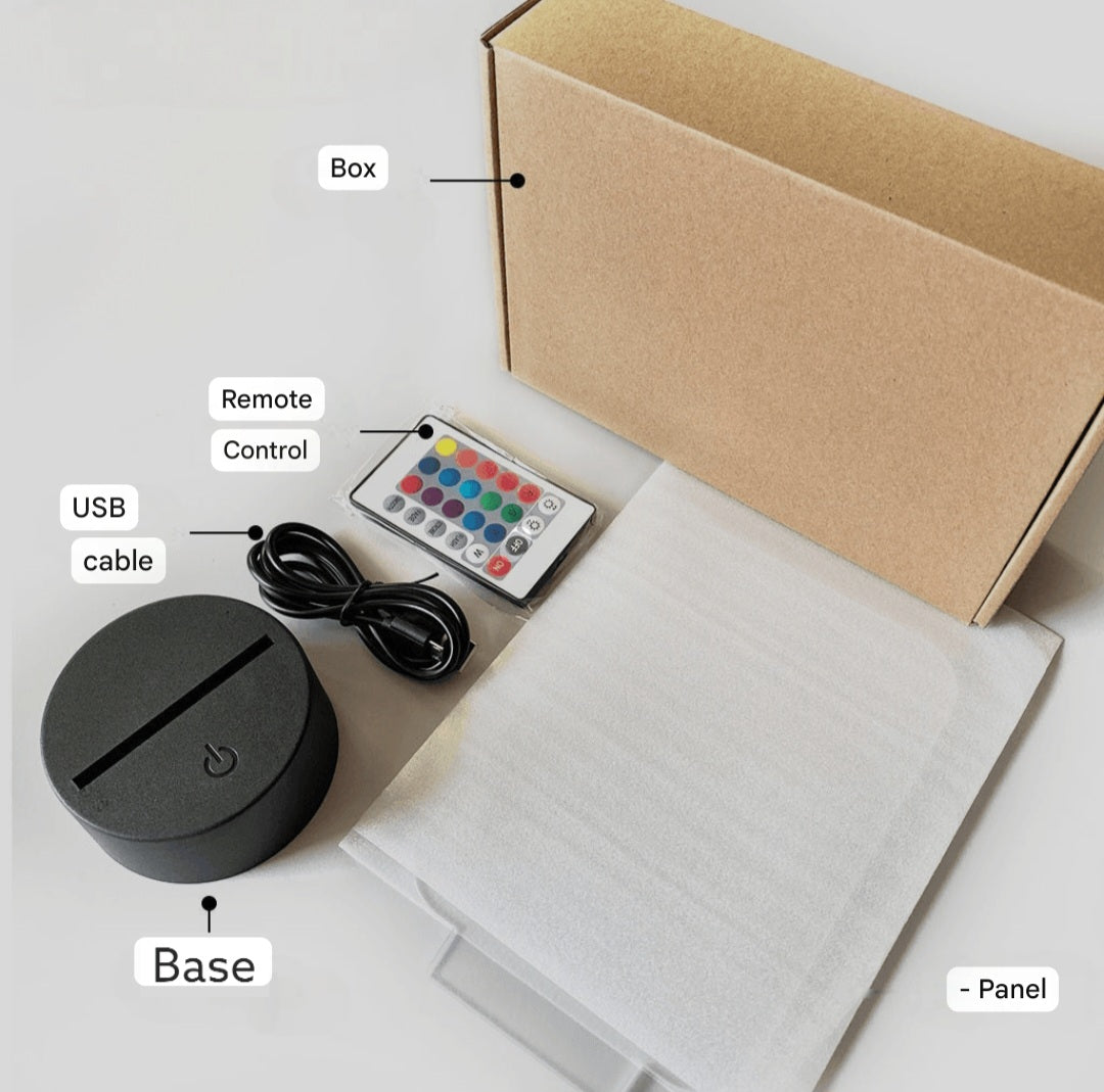 LAMPE LED SOLO LEVELING À COULEURS CHANGEANTES (3 Modèles)