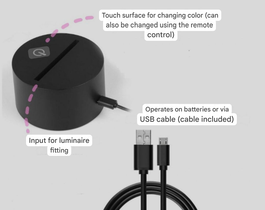 LAMPE LED SOLO LEVELING À COULEURS CHANGEANTES (3 Modèles)