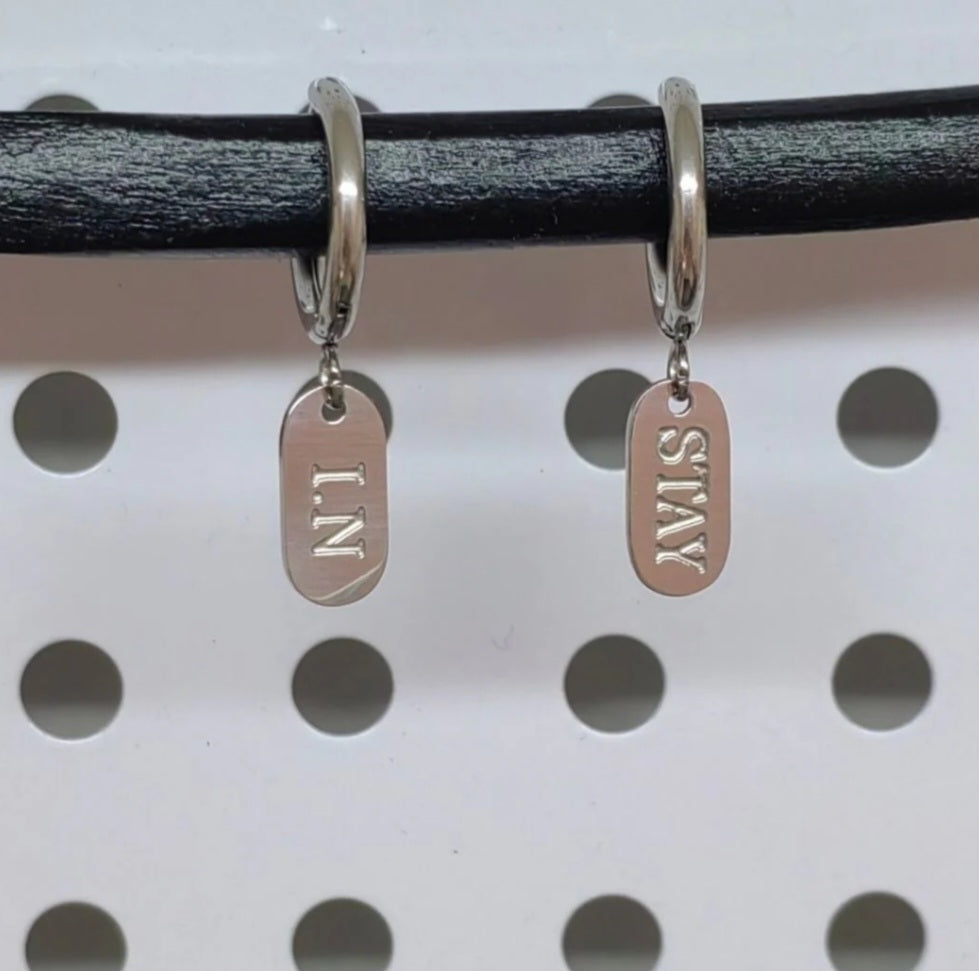 STRAY KIDS I.N.&STAY EARRINGS (pair)