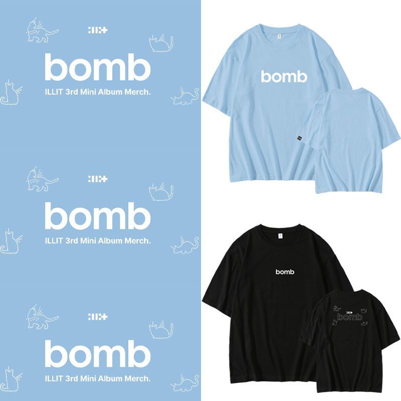 TEE SHIRT ILLIT BOMB 100% COTON