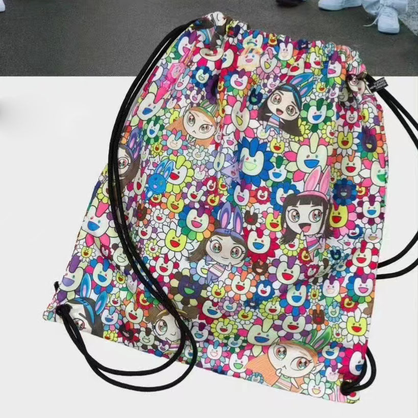 SAC À CORDON COULISSANT NJZ NEWJEANS AVEC BOÎTE PERSONNALISÉE ET ACCESSOIRES