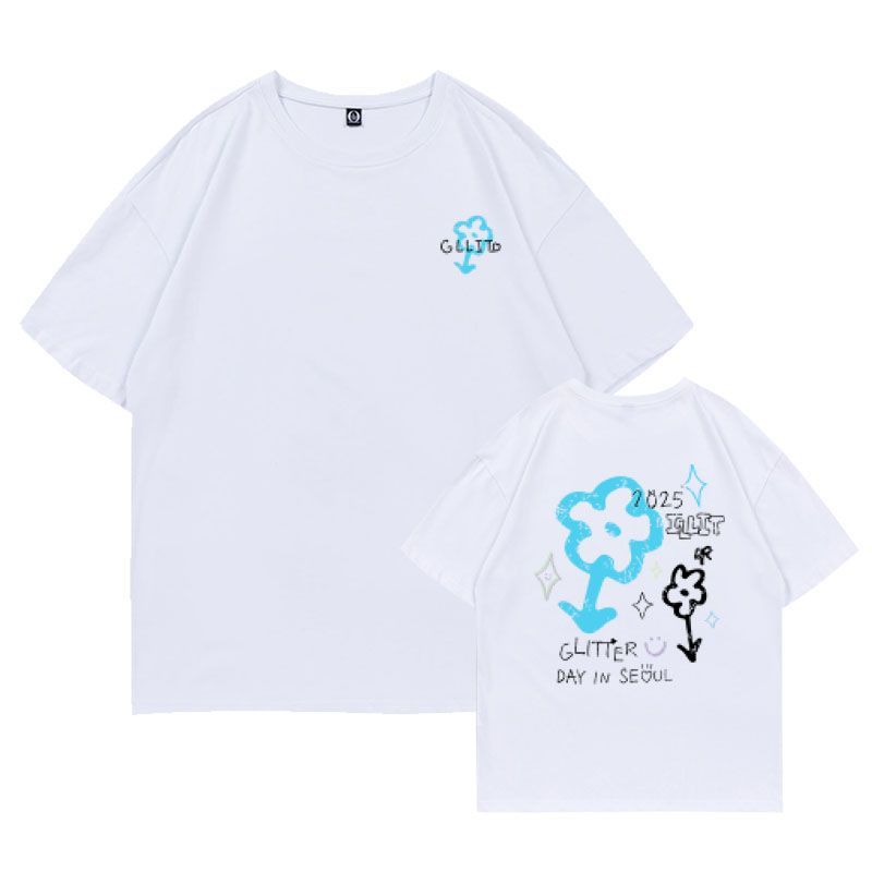 T-SHIRT ILLIT GLITTERDAY 100 % COTON